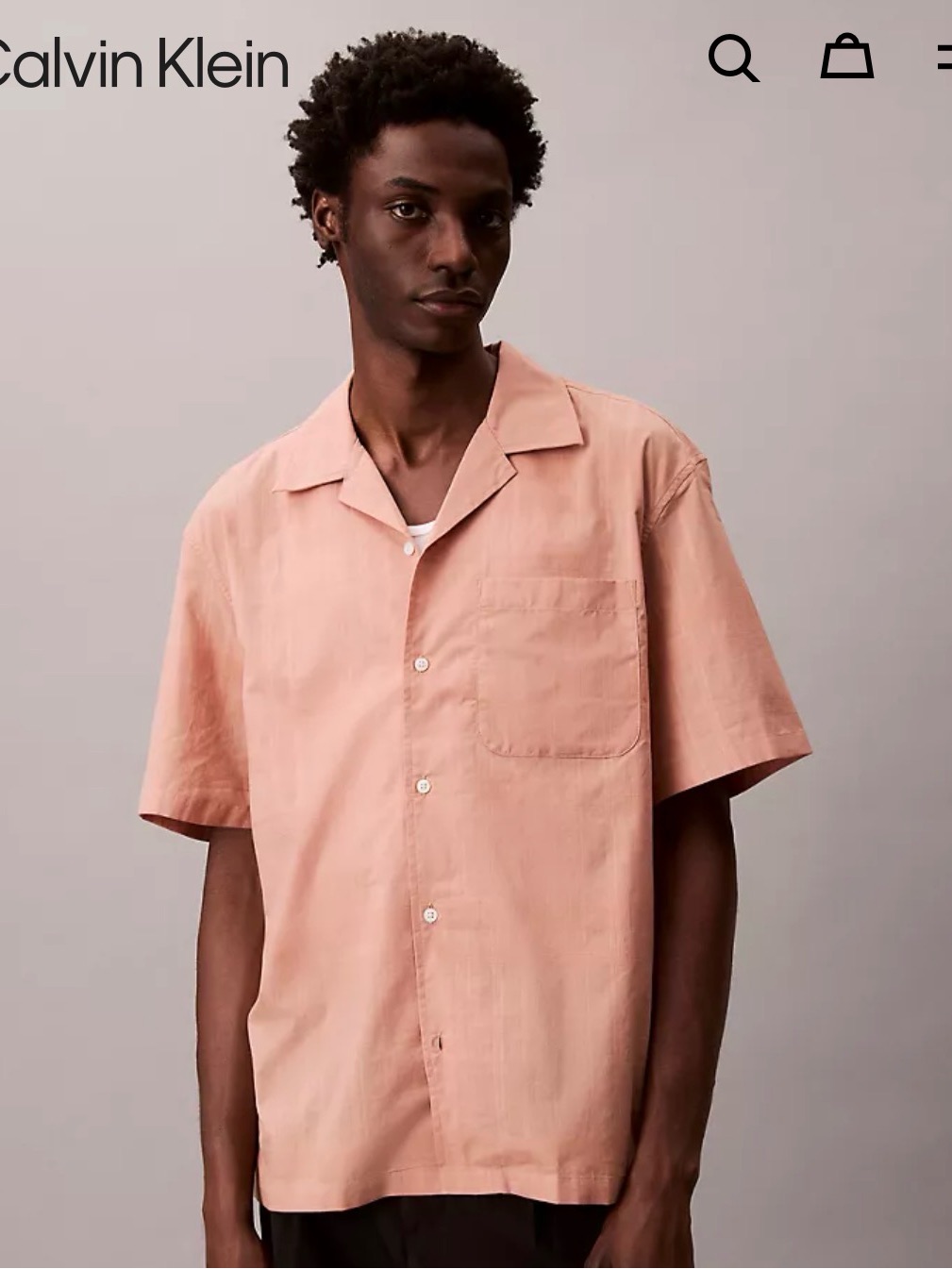 Calvin Klein Stripe Oxford Classic Button-Down Shirt